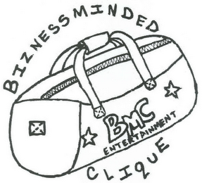 BIZNESS MINDED CLIQUE BMC ENTERTAINMENT logo