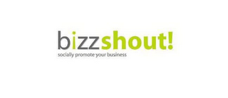 BIZZSHOUT! SOCIALLY PROMOTE YOUR BUSINESS logo