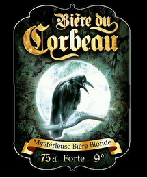 BIÈRE DU CORBEAU MYSTÉRIEUSE BIÈRE BLONDE 75D FORTE 9º logo