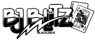 BJ BLITZ BLACKJACK logo