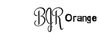 BJR ORANGE logo