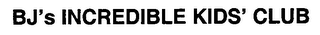BJ'S INCREDIBLE KIDS' CLUB logo