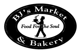 BJ'S MARKET & BAKERY FOOD FOR THE SOUL logo