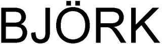 BJÖRK logo