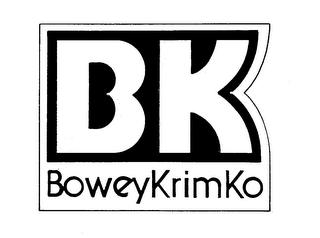 BK BOWEY KRIMKO logo