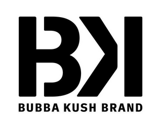 BK BUBBA KUSH BRAND logo