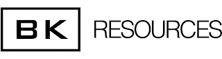 BK RESOURCES logo