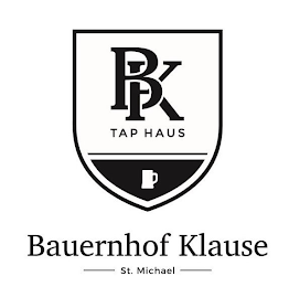 BK TAP HAUS BAUERNHOF KLAUSE ST. MICHAEL logo