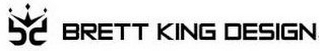 BKD BRETT KING DESIGN logo