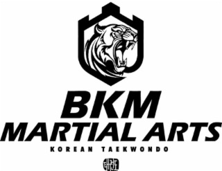 BKM MARTIAL ARTS KOREAN TAEKWONDO logo