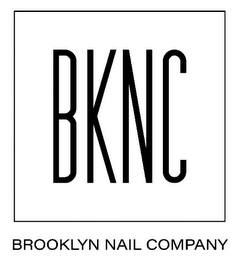 BKNC BROOKLYN NAIL COMPANY logo
