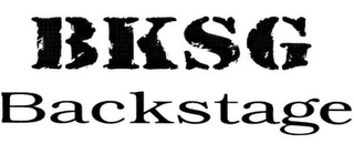 BKSG BACKSTAGE logo