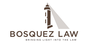 BL BOSQUEZ LAW BRINGING LIGHT INTO THE LAW logo