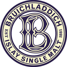 BL BRUICHADDICH IB ISLAY SINGLE MALT EST 1881 logo