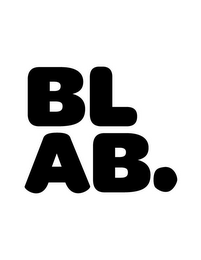 BLAB. logo