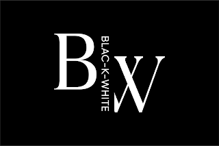 BLAC-K-WHITE BKW logo
