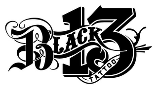 BLACK 13 TATTOO logo