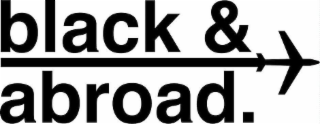 BLACK & ABROAD. logo