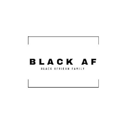 BLACK AF BLACK AFRICAN FAMILY logo