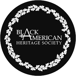 BLACK AMERICAN HERITAGE SOCIETY logo