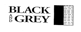 BLACK AND GREY logo