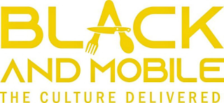 BLACK AND MOBILE THE CULTURE DELIVERED logo