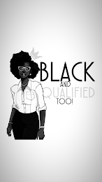 BLACK AND QUALIFIED TOO! logo