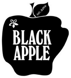 BLACK APPLE EST. 2014 logo