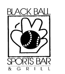 BLACK BALL SPORTS BAR & GRILL logo
