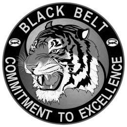 BLACK BELT COMMITMENT TO EXCELLENCE logo