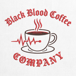 BLACK BLOOD COFFEE COMPANY logo