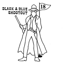 BLACK & BLUE SHOOTOUT 18 logo