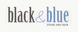 BLACK & BLUE STEAK AND CRAB logo