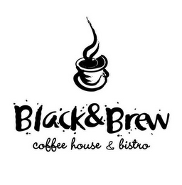 BLACK & BREW COFFEE HOUSE & BISTRO logo