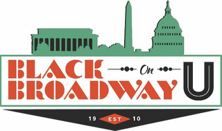 BLACK BROADWAY ON U EST 1910 logo