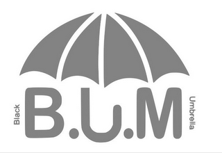 BLACK B.U.M UMBRELLA logo