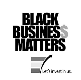 BLACK BUSINES$ MATTERS LET'S INVEST IN US. logo