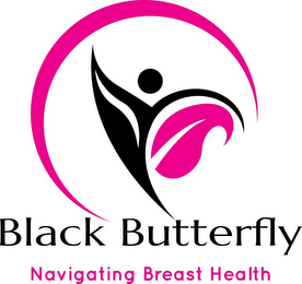 BLACK BUTTERFLY NAVIGATING BREAST HEALTH logo