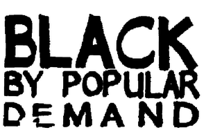 BLACK BY POPULAR DEMAND logo