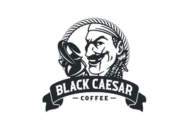BLACK CAESAR COFFEE logo