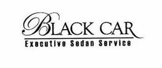 BLACK CAR EXECUTIVE SEDAN SERVICE logo