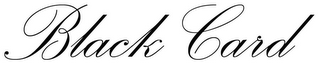 BLACK CARD logo