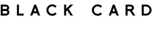 BLACK CARD logo