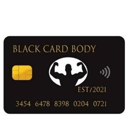 BLACK CARD BODY EST/2021 3454 6478 8398 0204 0721 logo