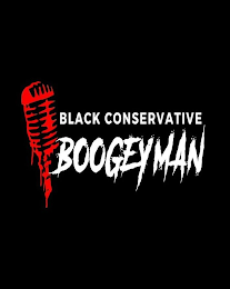 BLACK CONSERVATIVE BOOGEYMAN logo