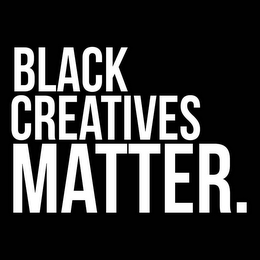 BLACK CREATIVES MATTER. logo