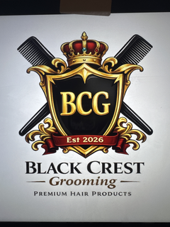 BLACK CREST GROOMING logo