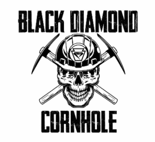 BLACK DIAMOND CORNHOLE BLACK DIAMOND CORNHOLE logo