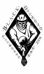 BLACK DIAMOND LACROSSE EST 2004 logo