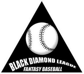 BLACK DIAMOND LEAGUE FANTASY BASEBALL logo